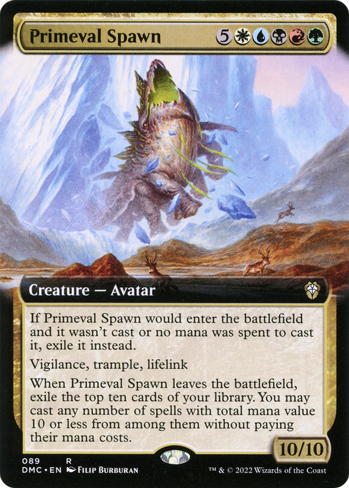 Primeval Spawn (DMC-089) - rare: (Extended Art)