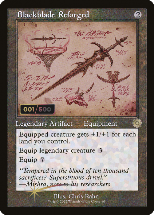 Blackblade Reforged (BRR-69Z) - rare - Foil