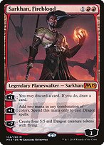Sarkhan, Fireblood (M19-154) - mythic