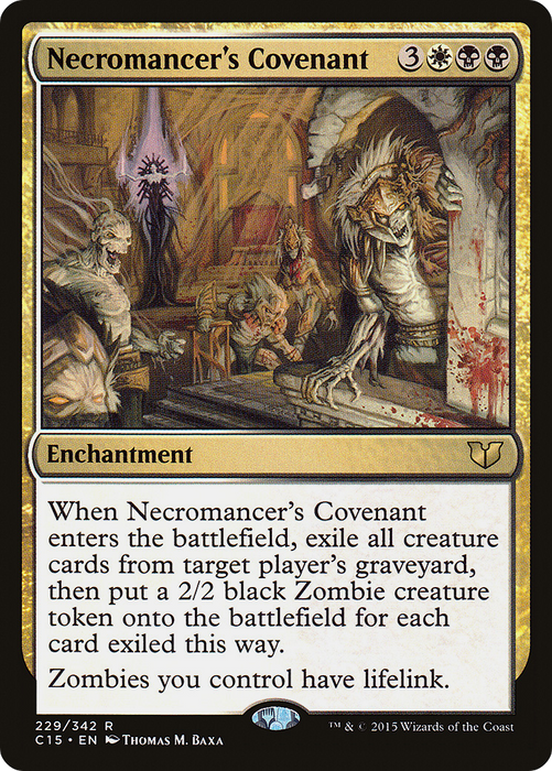 Necromancer's Covenant (C15-229) - rare