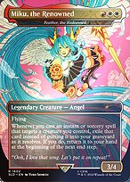 Feather, the Redeemed (SLD-1602★) - rare / Miku, the Renowned (Borderless) - Foil