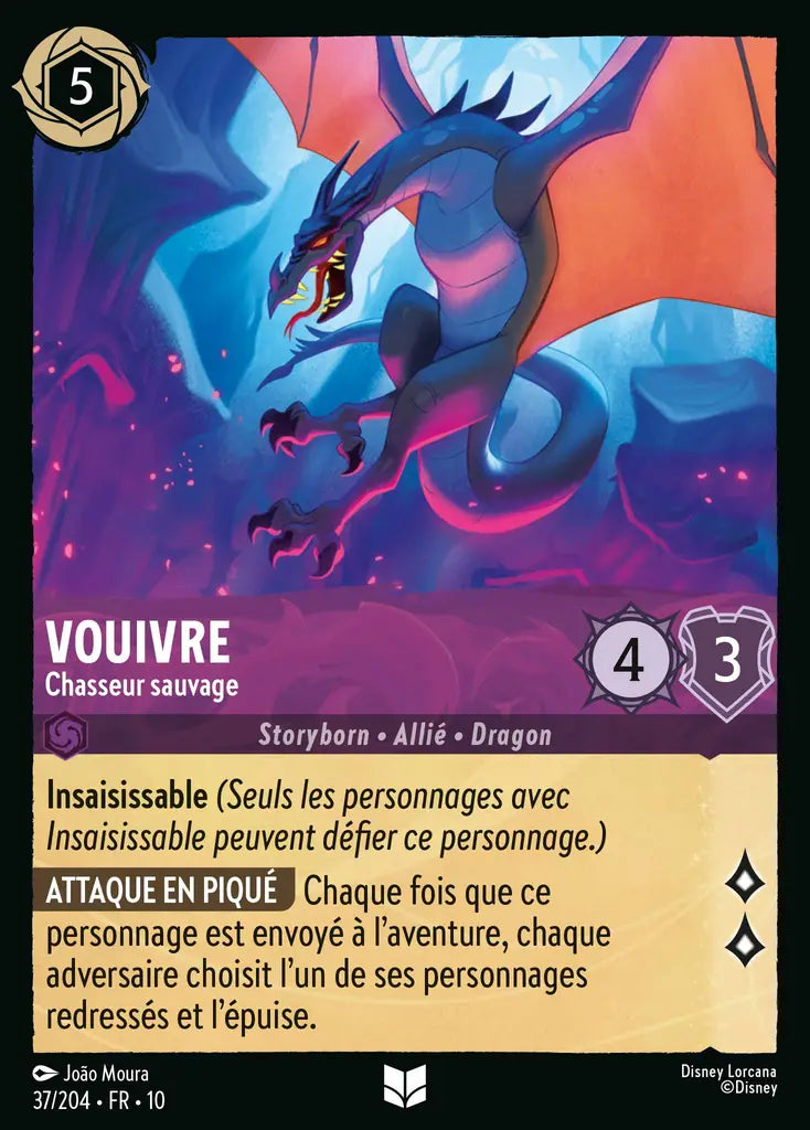 Vouivre - Chasseur sauvage (37/204) - LDLP - Inhabituelle - Cold Foil