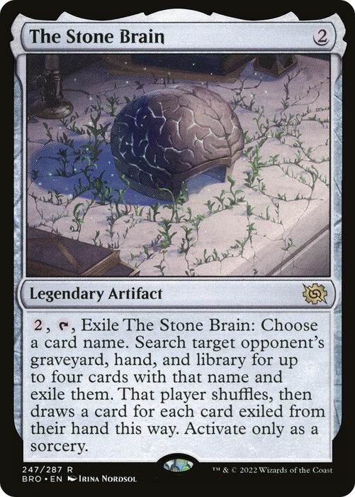 The Stone Brain (BRO-247) - rare