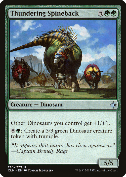 Thundering Spineback (XLN-210) - uncommon