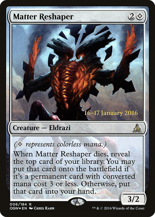 Matter Reshaper (PRE-06S) - rare - Foil