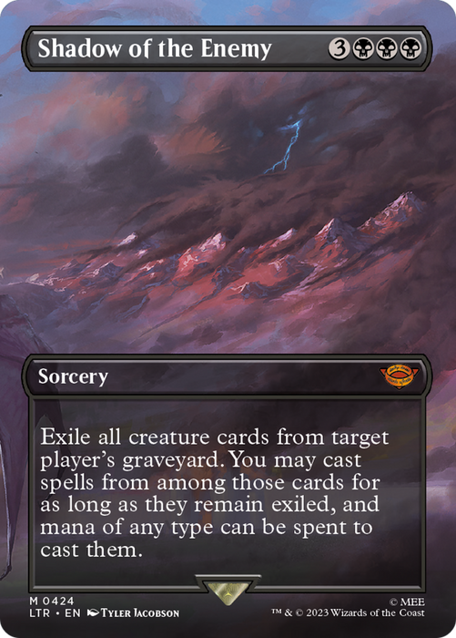 Shadow of the Enemy (LTR-424) - mythic (Borderless) - Foil
