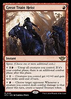 Great Train Heist (OTJ-125) - rare: (spree) - Foil