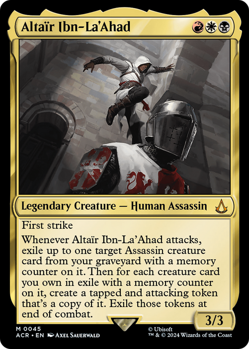 Altaïr Ibn-La'Ahad (ACR-045) - mythic