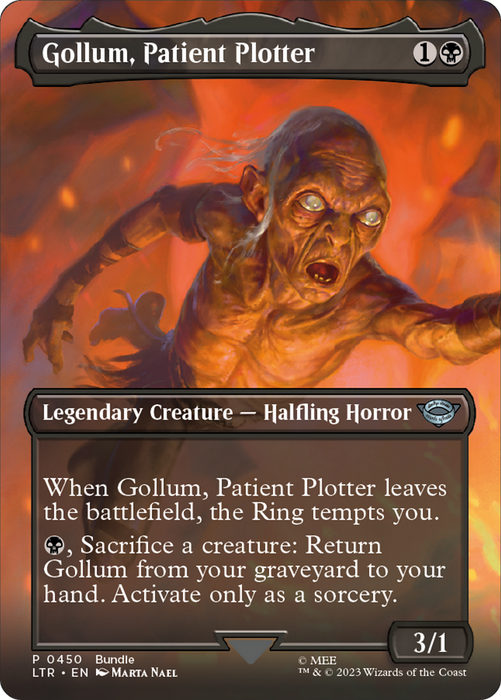 Gollum, Patient Plotter (UMP-450) - uncommon (Borderless) - Foil