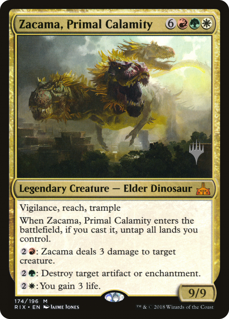 Zacama, Primal Calamity (PPM20-174P) - mythic