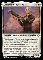 Overseer of Vault 76 (PIP-019) - rare - Foil