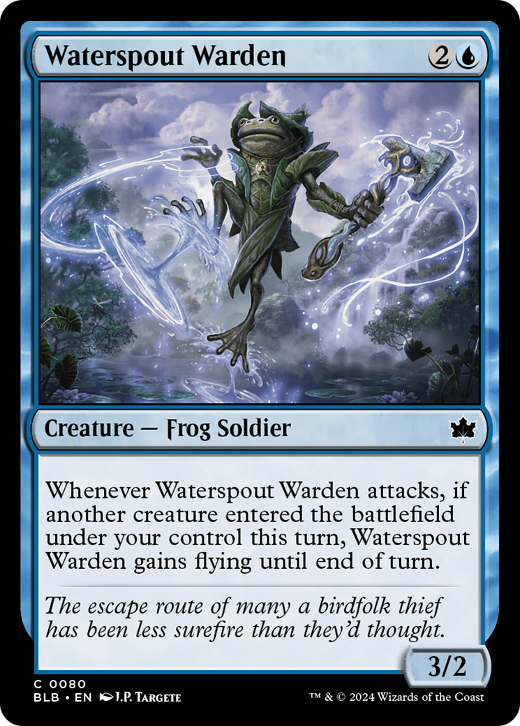 Waterspout Warden (BLB-080) - common - Foil