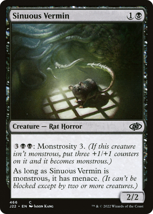 Sinuous Vermin (J22-466) - common