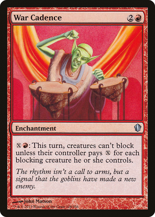 War Cadence (C13-128) - uncommon