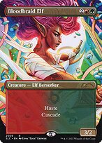 Bloodbraid Elf (SLC-2009) - rare (Borderless) - Foil