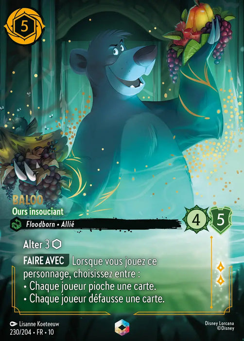 Baloo - Ours insouciant (Enchantée) (230/204) - LDLP - Enchantée - Holofoil