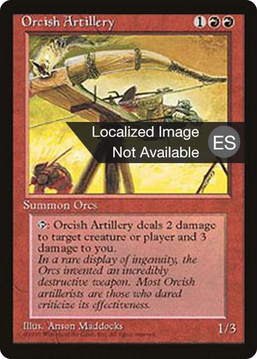 Orcish Artillery (4BB-214) - uncommon