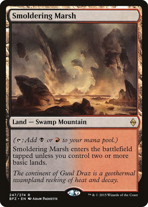 Smoldering Marsh (BFZ-247) - rare