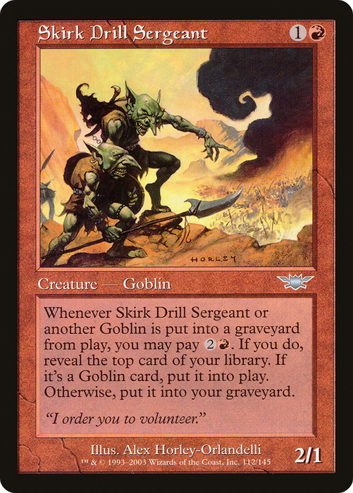 Skirk Drill Sergeant (LGN-112) - uncommon - Foil