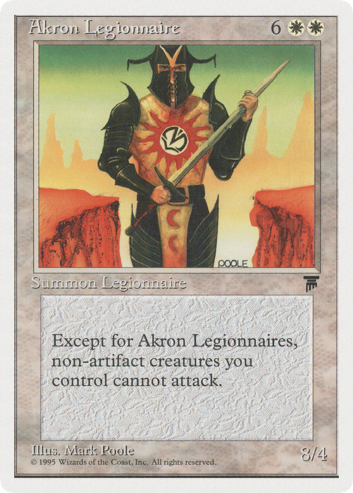 Akron Legionnaire (CHR-002) - rare