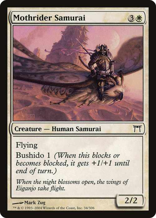 Mothrider Samurai (CHK-034) - common - Foil