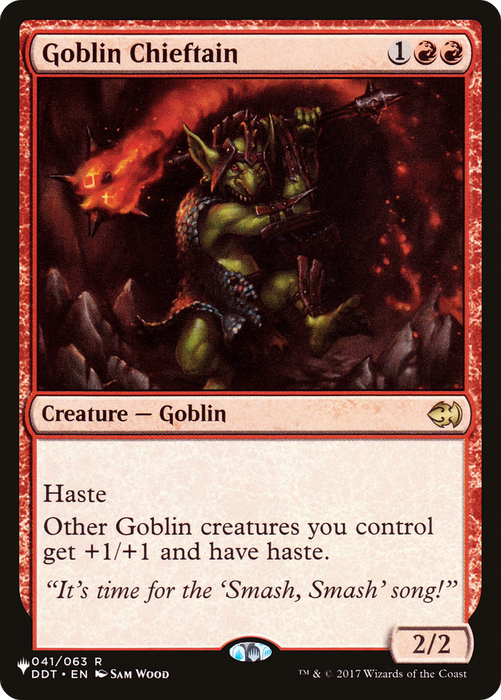 Goblin Chieftain (LIST-DDT-41) - rare