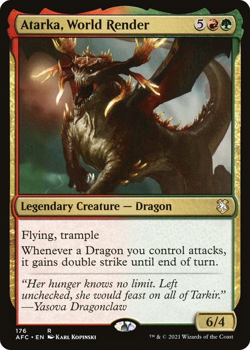 Atarka, World Render (AFC-176) - rare