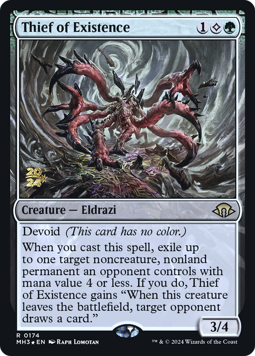 Thief of Existence (PRE-174S) - rare: (devoid) - Foil