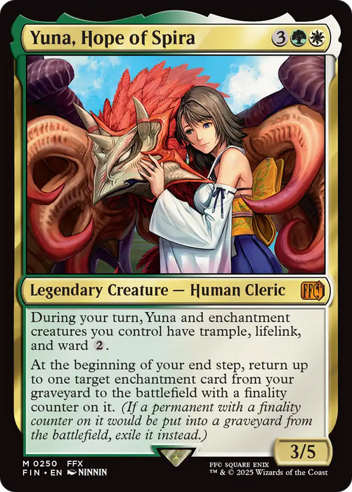 Yuna, Hope of Spira (FIN-250) - mythic - Foil