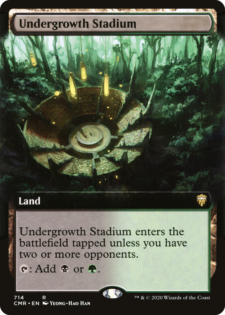 Undergrowth Stadium (CMR-714) - rare: (Extended Art) - Foil