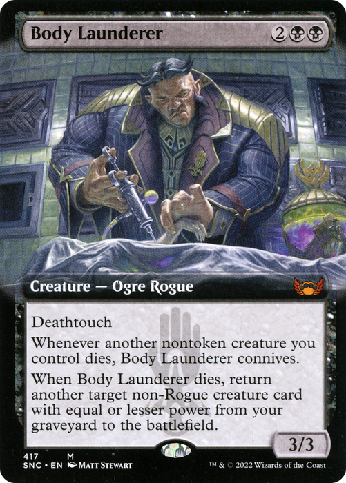 Body Launderer (SNC-417) - mythic: (Extended Art) - Foil
