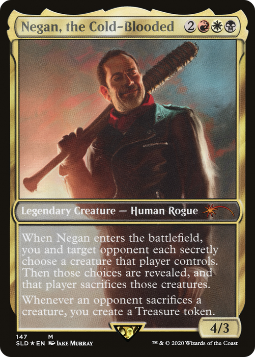 Malik, Grim Manipulator (SLD-147) - mythic / Negan, the Cold-Blooded - Foil