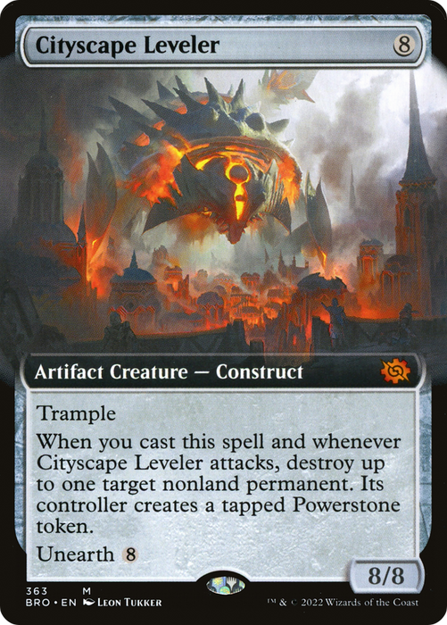 Cityscape Leveler (BRO-363) - mythic: (Extended Art) - Foil