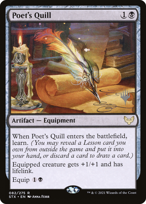 Poet's Quill (PPSTX-82P) - rare - Foil