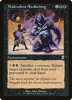 Malevolent Awakening (ODY-147) - uncommon - Foil