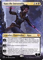 Kaya the Inexorable (KHM-288) - mythic (Borderless) - Foil
