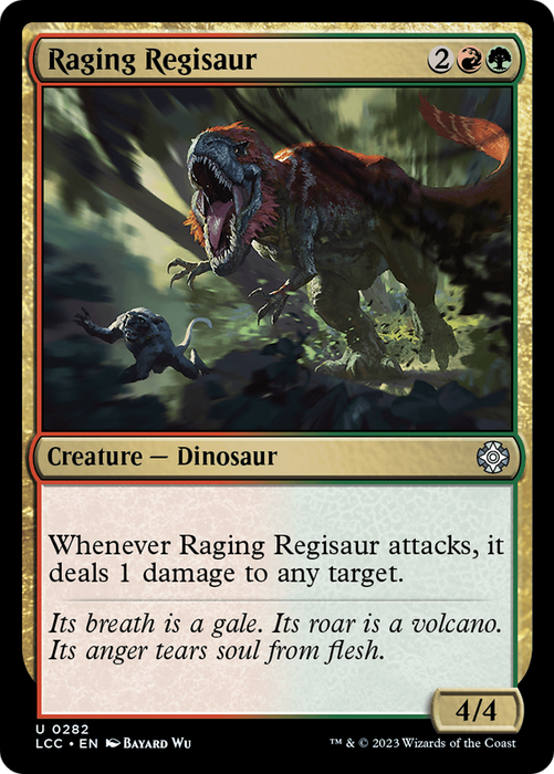 Raging Regisaur (LCC-282) - uncommon