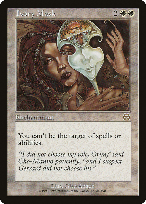 Ivory Mask (MMQ-024) - rare - Foil