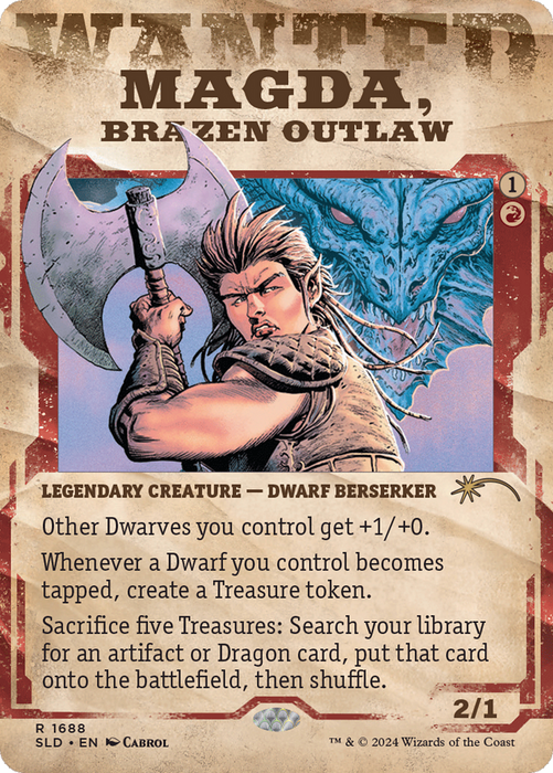 Magda, Brazen Outlaw (SLD-1688) - rare: (Showcase) (Borderless)
