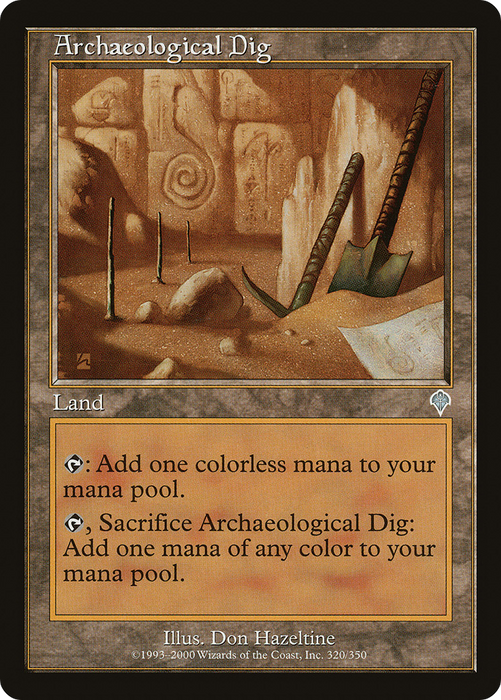 Archaeological Dig (INV-320) - uncommon - Foil