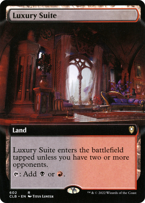 Luxury Suite (CLB-602) - rare: (Extended Art) - Foil