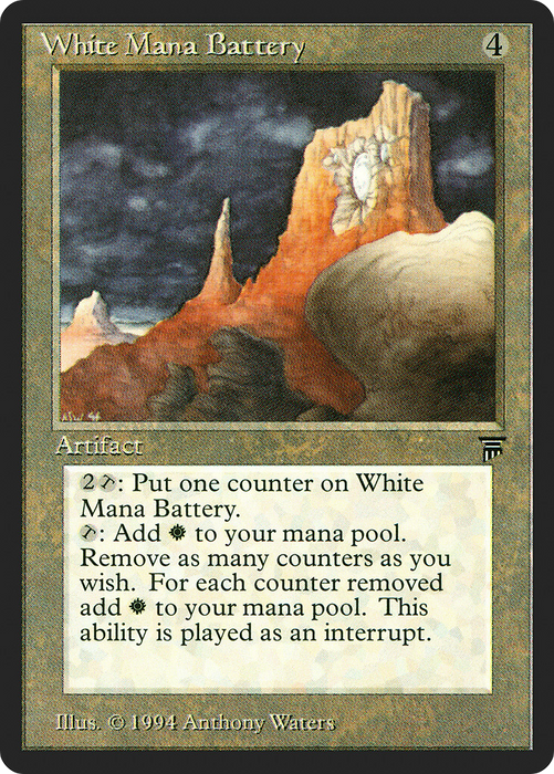 White Mana Battery (LEG-299) - uncommon