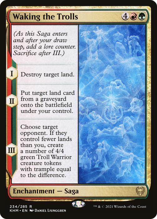 Waking the Trolls (KHM-234) - rare - Foil