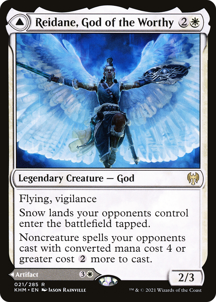 Reidane, God of the Worthy // Valkmira, Protector's Shield (KHM-021) - rare