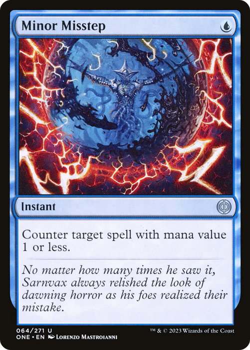 Minor Misstep (ONE-064) - uncommon - Foil