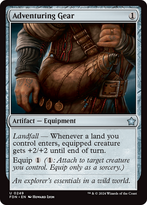 Adventuring Gear (FDN-249) - uncommon - Foil