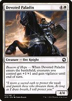 Devoted Paladin (AFR-011) - common