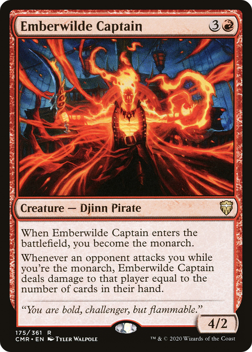 Emberwilde Captain (CMR-175) - rare - Foil
