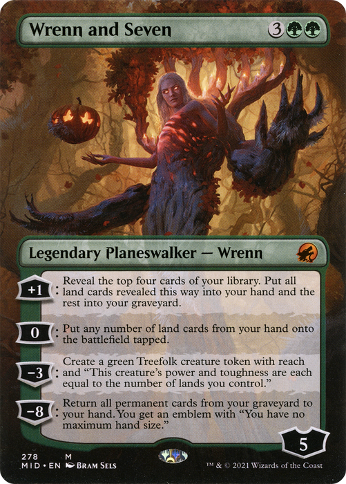 Wrenn and Seven (MID-278) - mythic (Borderless) - Foil