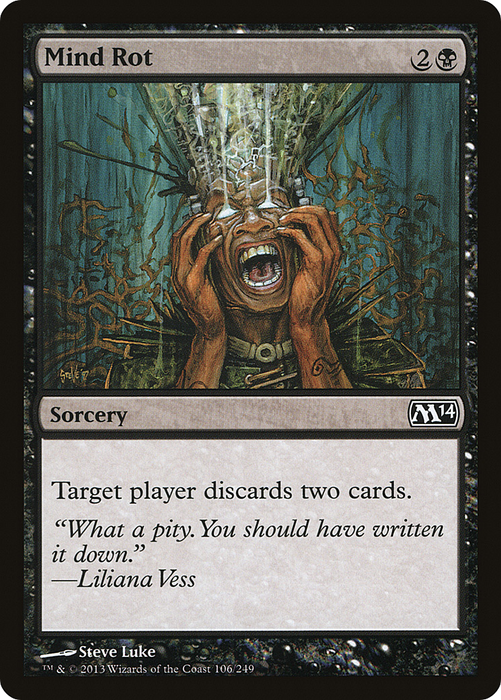 Mind Rot (M14-106) - common - Foil